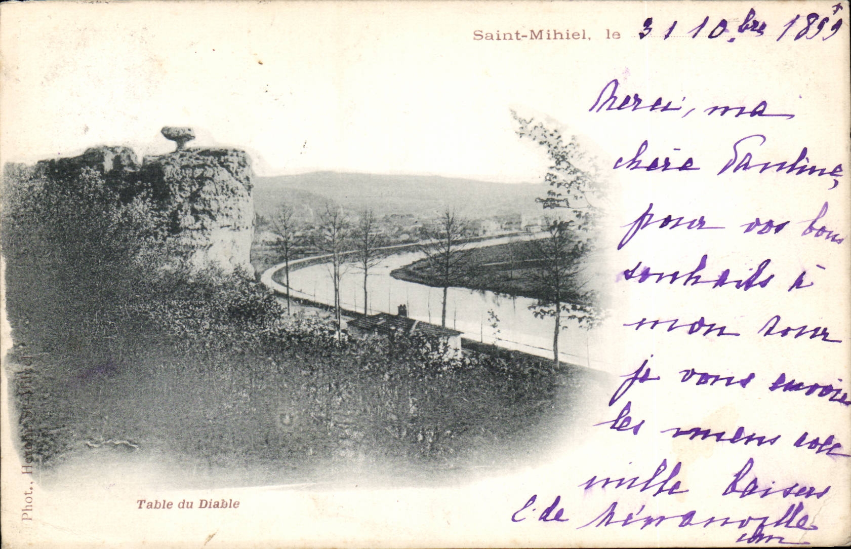 Saint Mihiel - 1899 - Table of the Devil - CPA