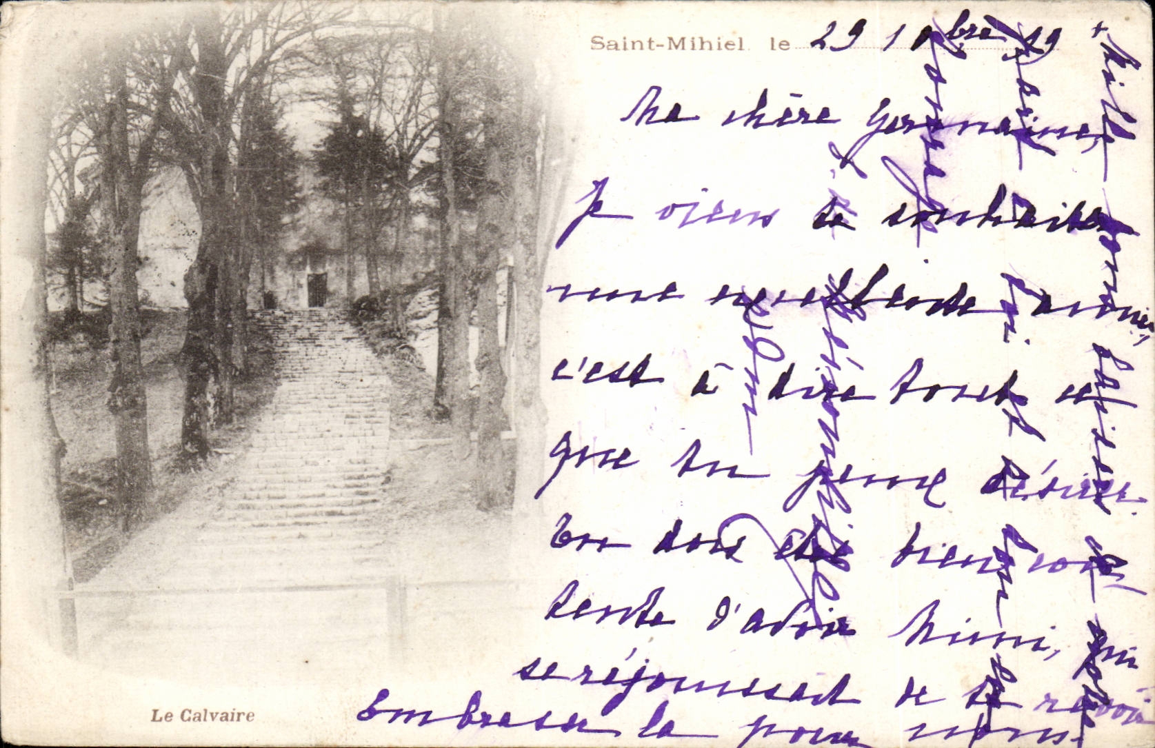 Saint Mihiel - the Martyrdom - CPA