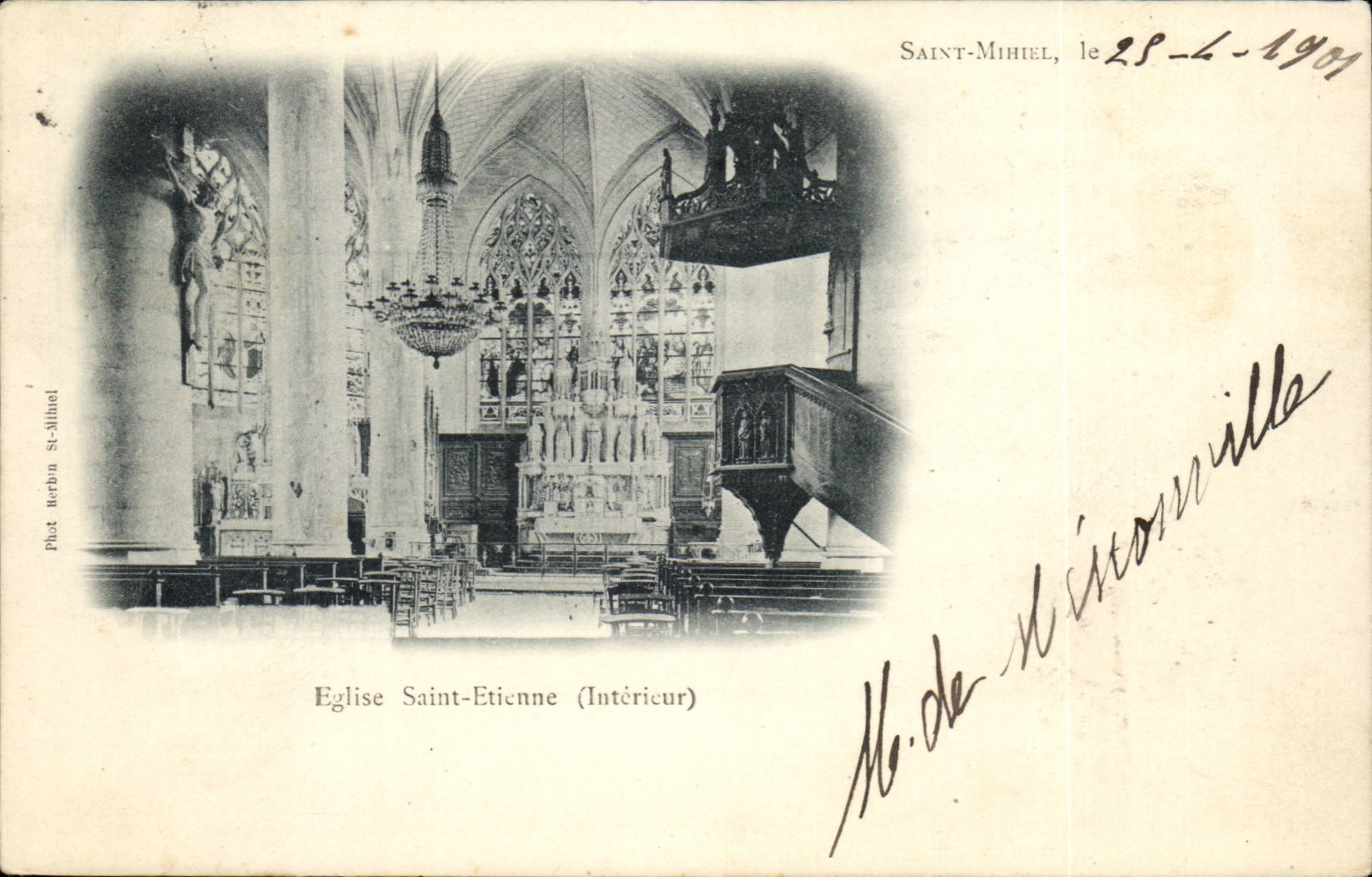 Saint Mihiel - 1901 - Church Saint Etienne - CPA
