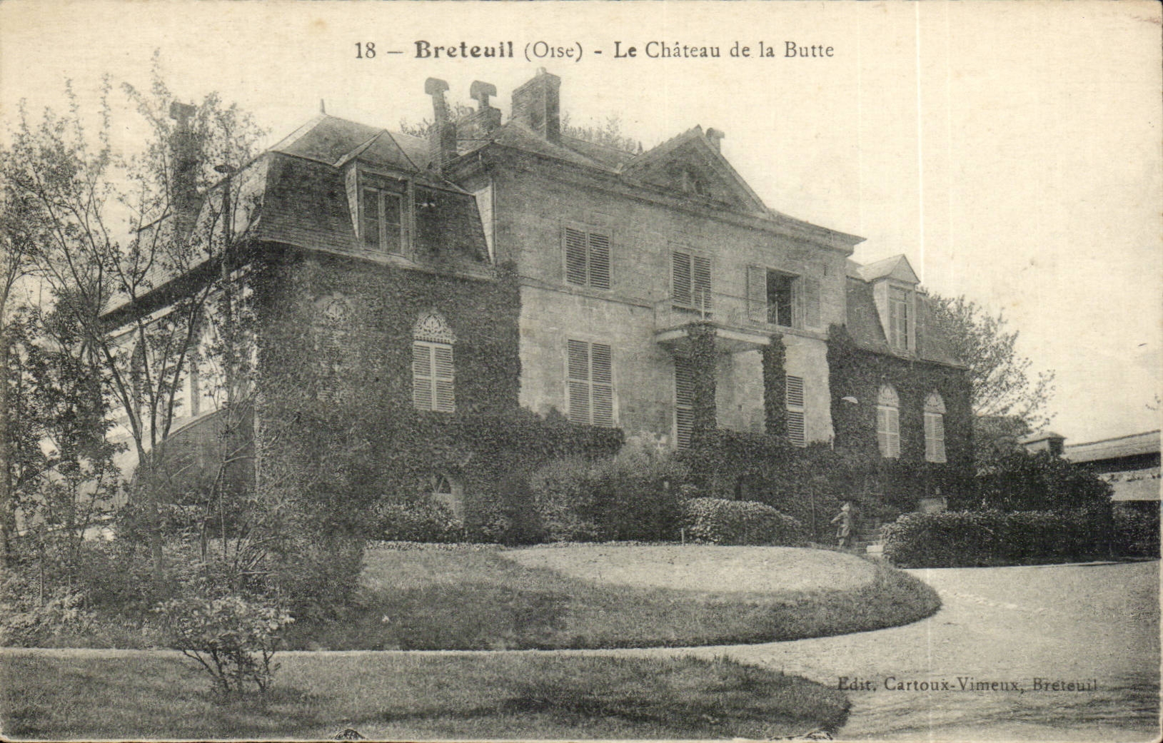 Breteuil - the Castle of the Hillock - CPA