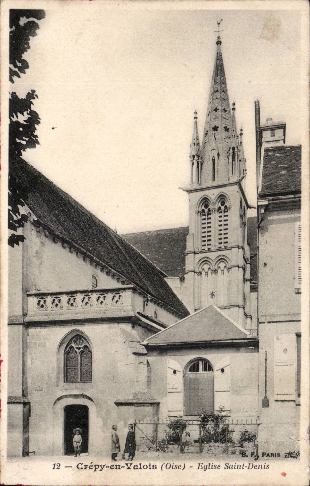 CPA Crepy in Valois Church Saint Denis