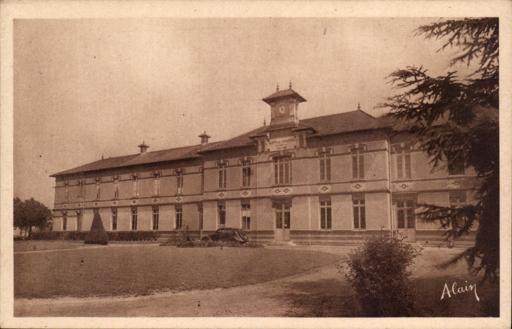 CPA Chaumont in Vexin the hospital the old people's home