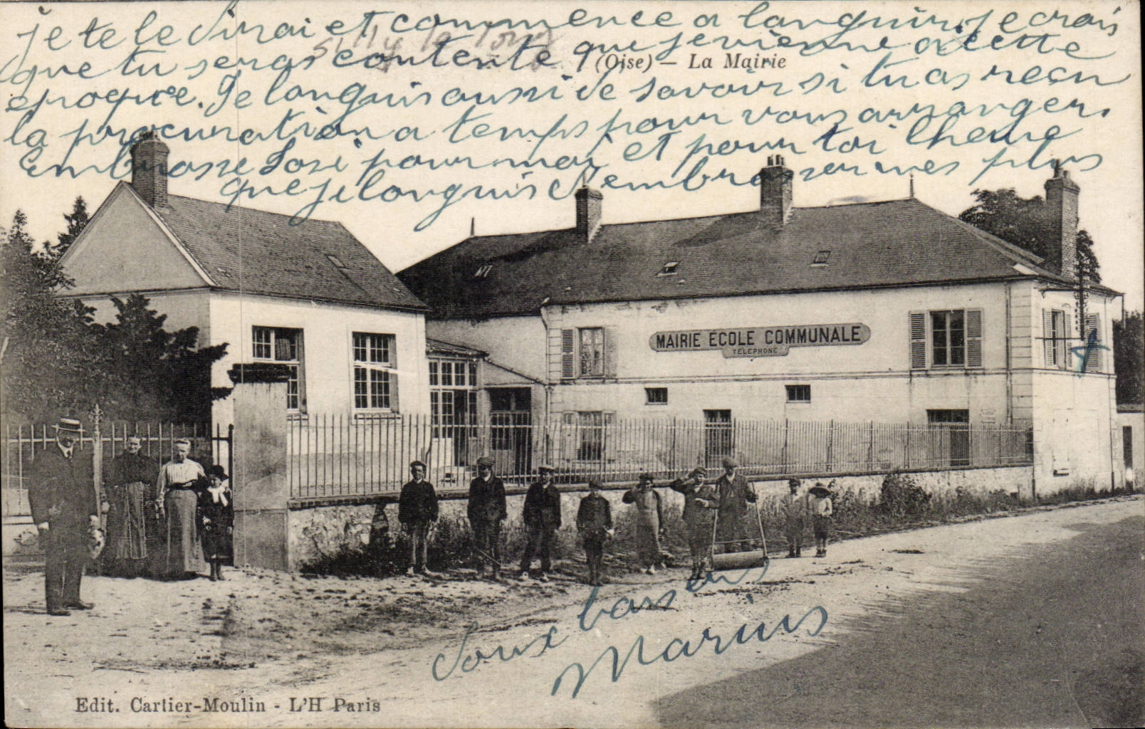 Dumm das lange CPA das Rathaus (Rathaus Volksschule)