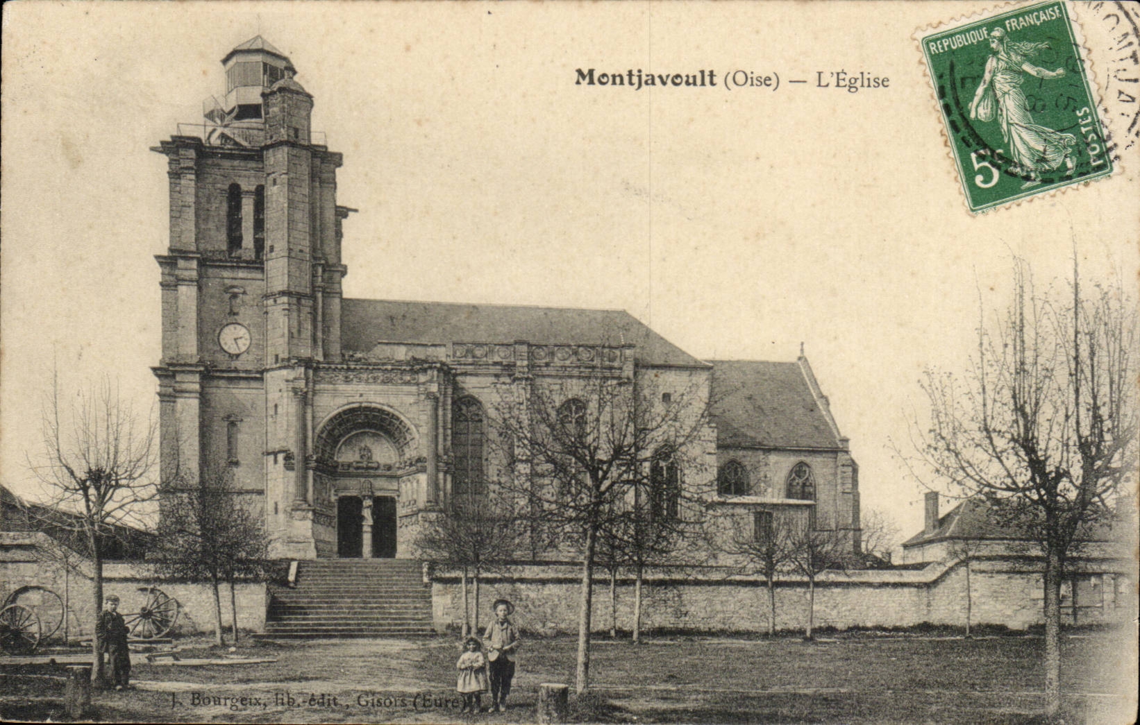 Montjavoult CPA die Kirche