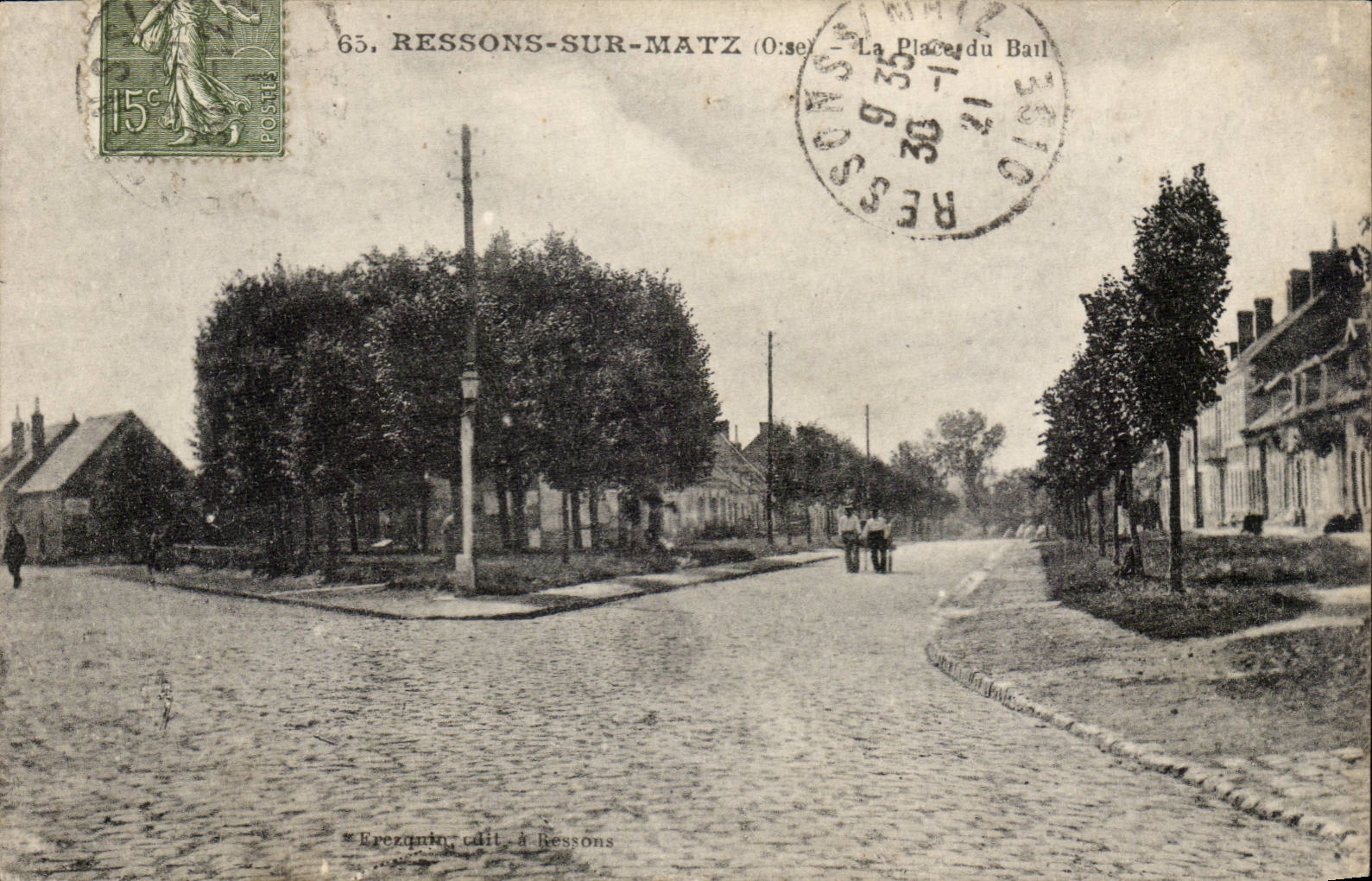 Ressons auf Matz CPA der Ort der Miete