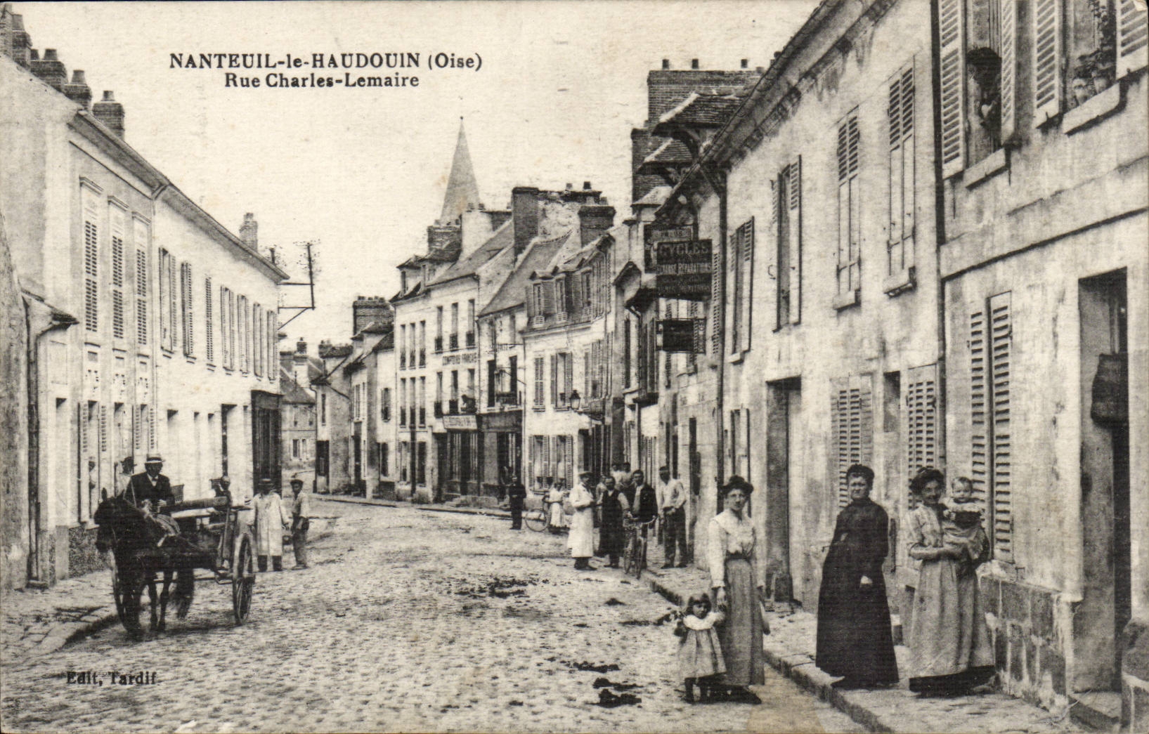 Nanteuil Haudouin CPA Strasse Charles Lemaire