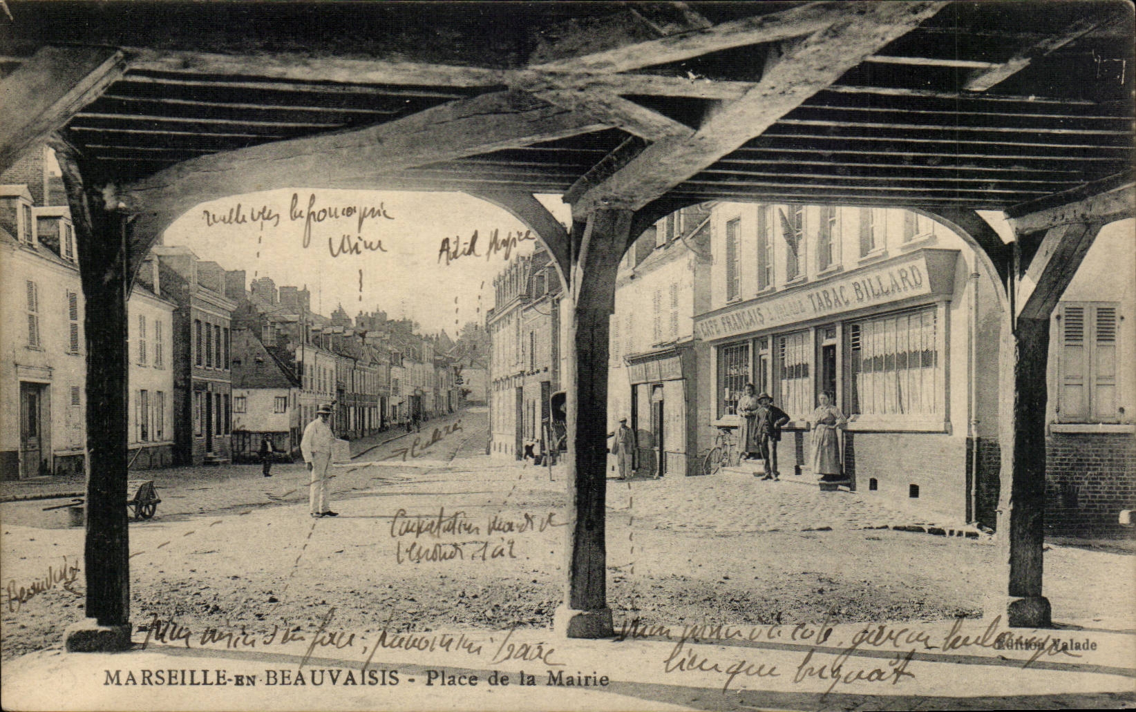 Marseille in Bauvaisais CPA setzt Rathaus