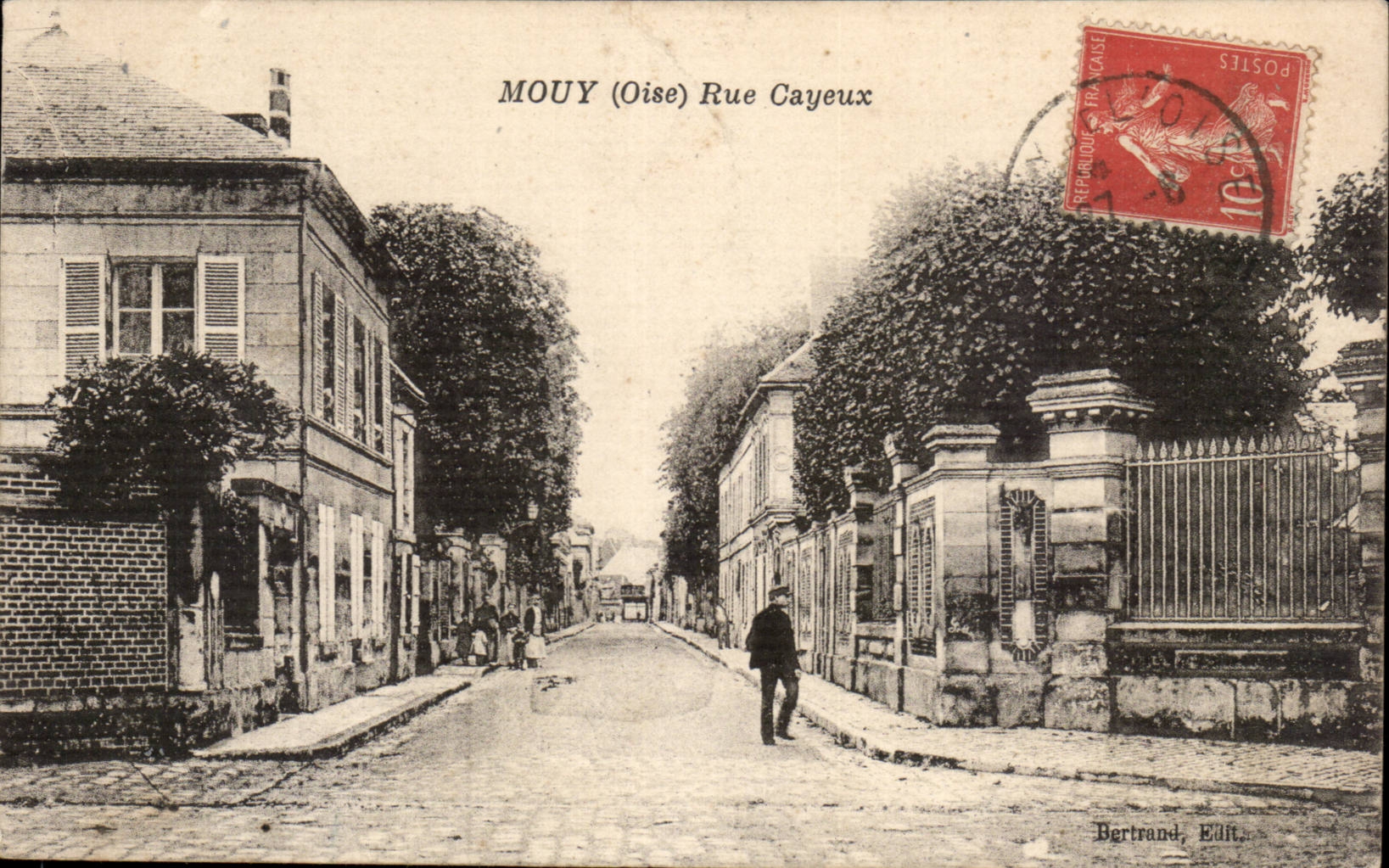 Mouy CPA Strasse Cayeux