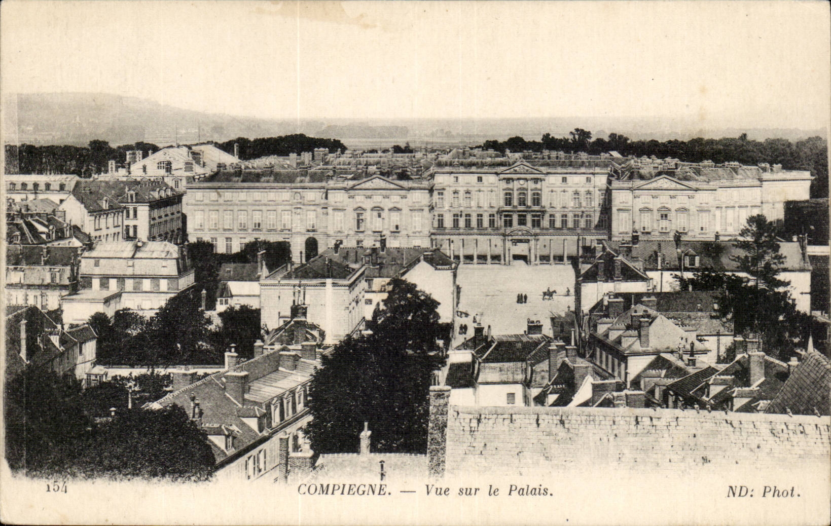 Compiegne CPA gesehen auf den Gaumen