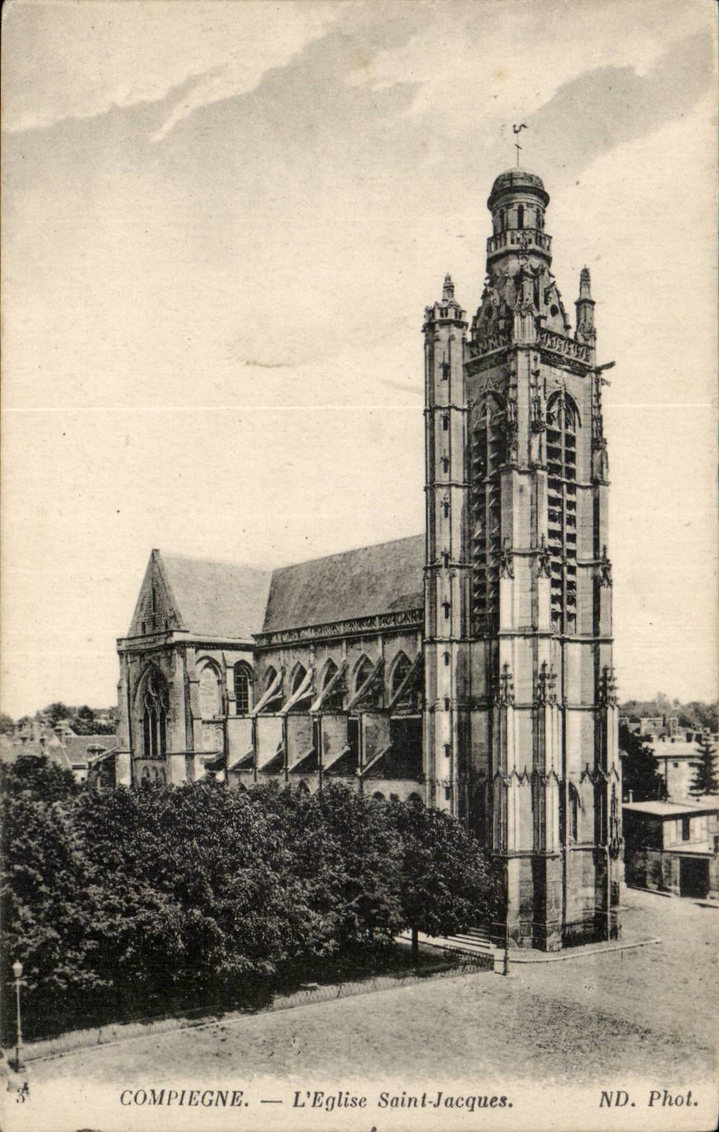 Compiegne CPA die Kirche Saint Jacques