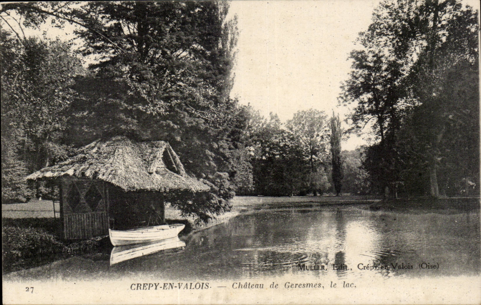 Crepy in Valois CPA Castle of Geresmes