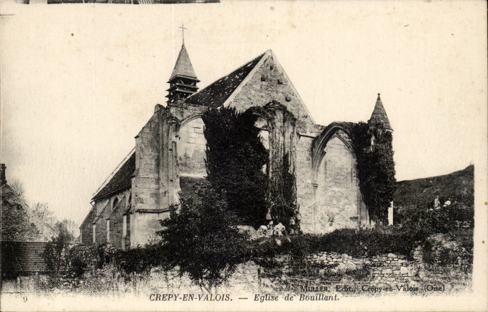 Crepy in Valois CPA Church of Ebullient