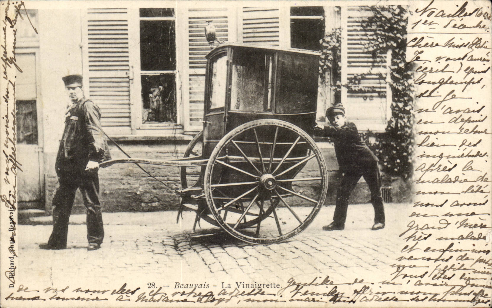 Beauvais CPA der Vinaigrette (Limousinestuhl) TOP