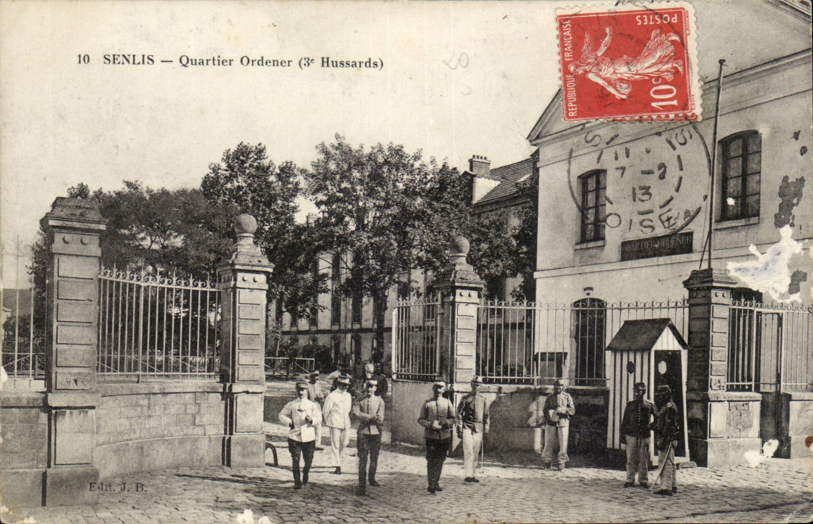 Senlis CPA District ordener (3rd hussards) (regiment of Transmissions)