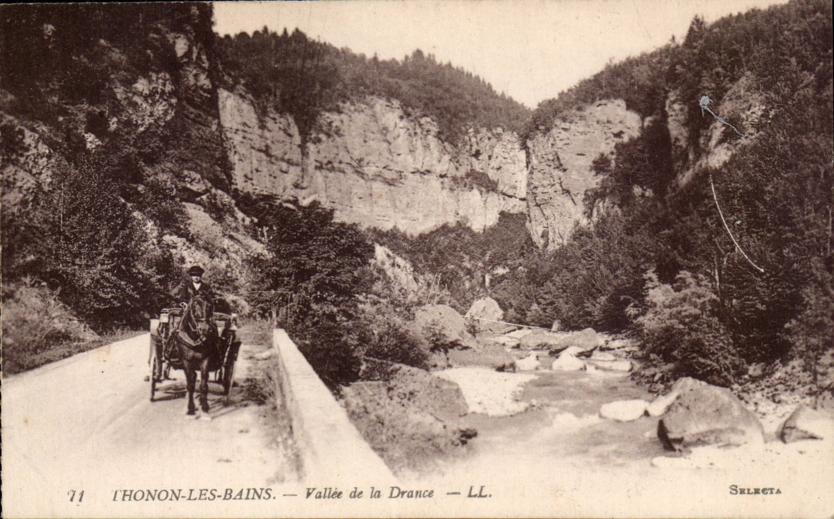 CPA Thonon les Bains Valley of Drance