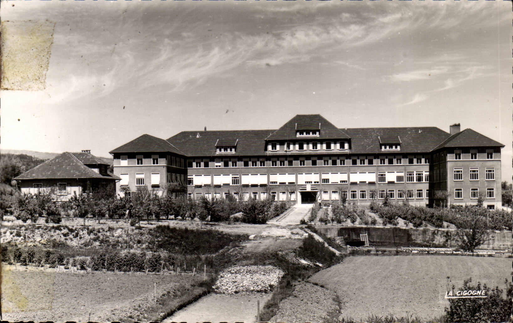 CPA the rock on Foron Boarding school of Sainte the Family