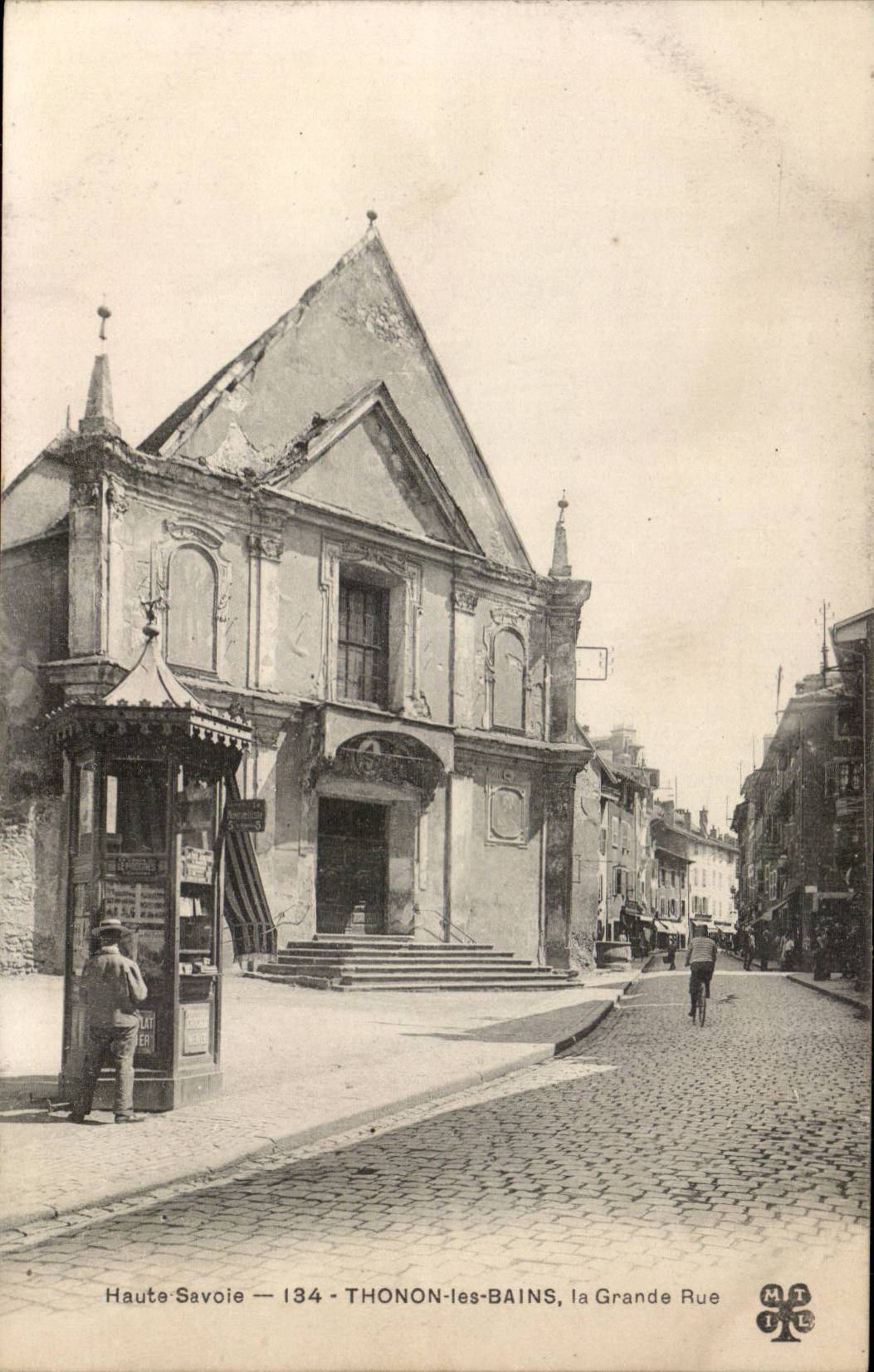 Thonon les Bains CPA main street