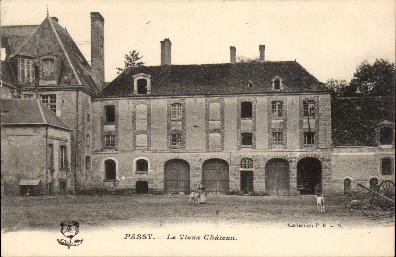 Passy CPA the old castle