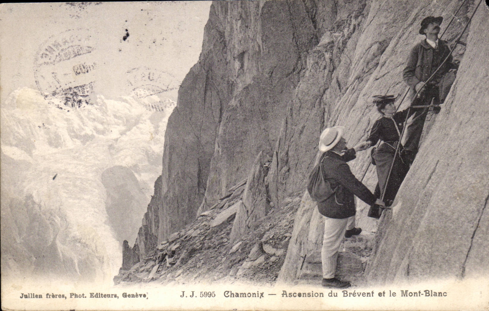 CPA Chamonix Ascension du Brevent et le Mont Blanc (alpinisme)