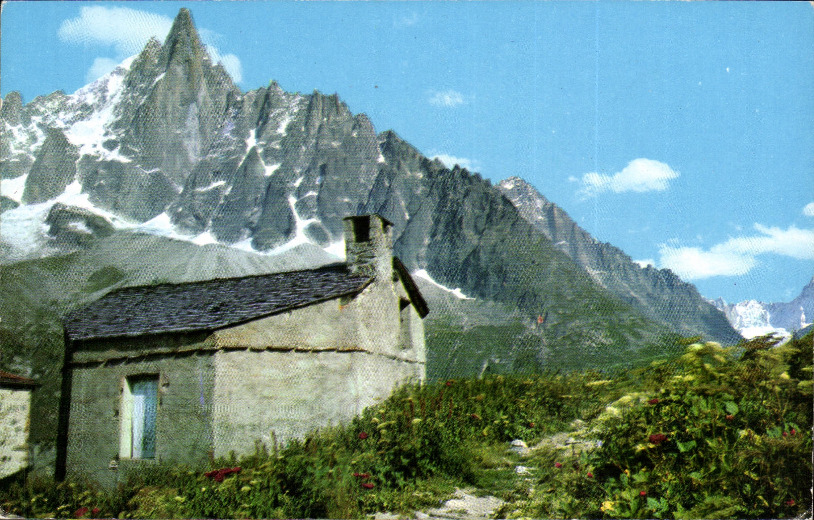 Chamonix mont Blanc CPM Le temple de la nature au montenvers et l'aiguille du Dru