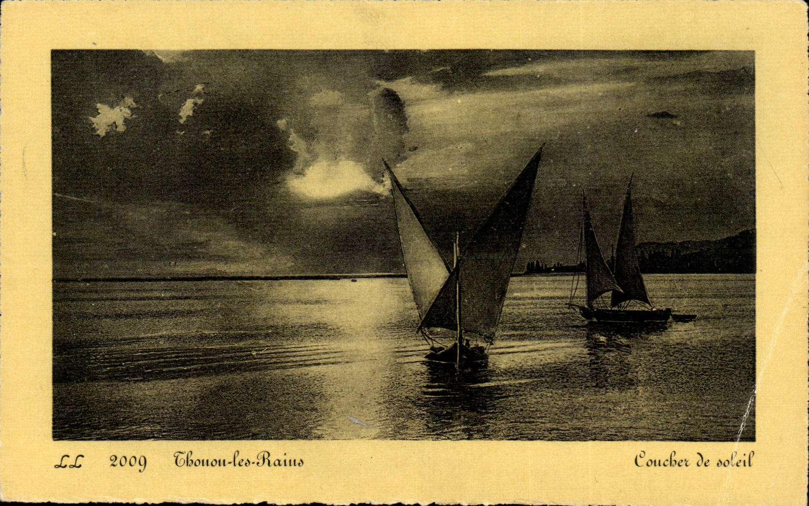 Thonon les Bains CPA To lay down sun