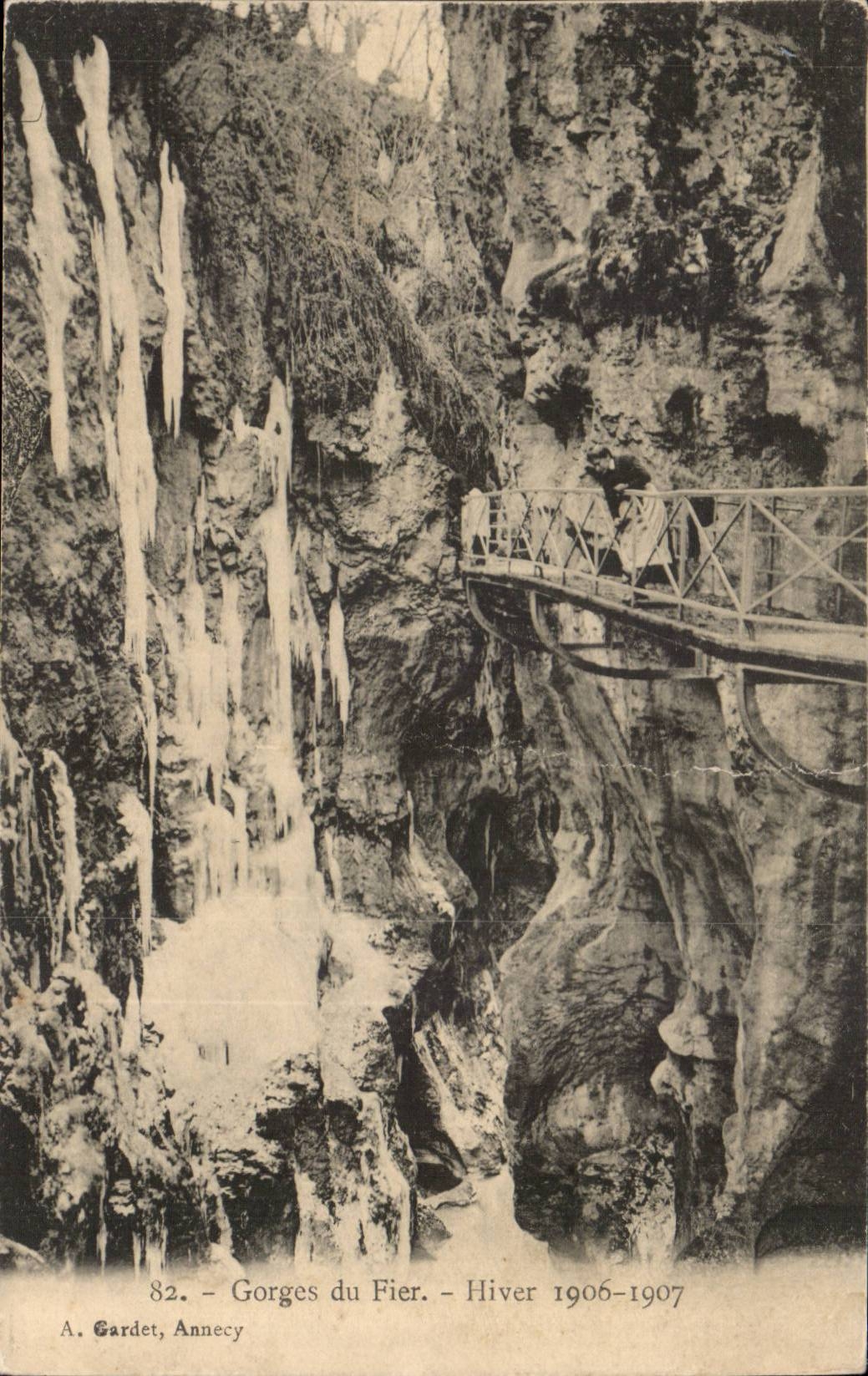 Falls of the Proud CPA Winter 1906 1907