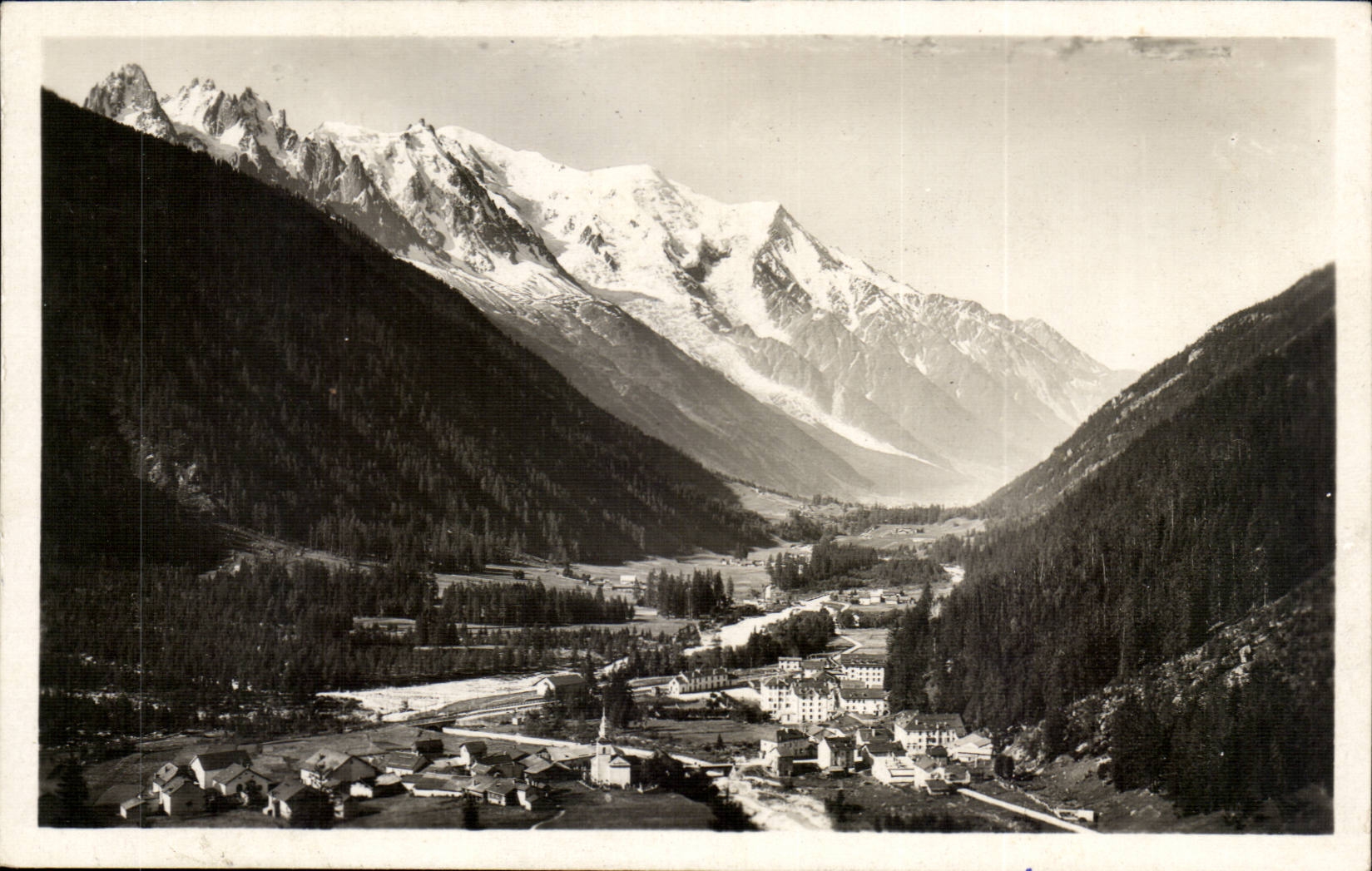 Argentieres CPA the Mount Blanc