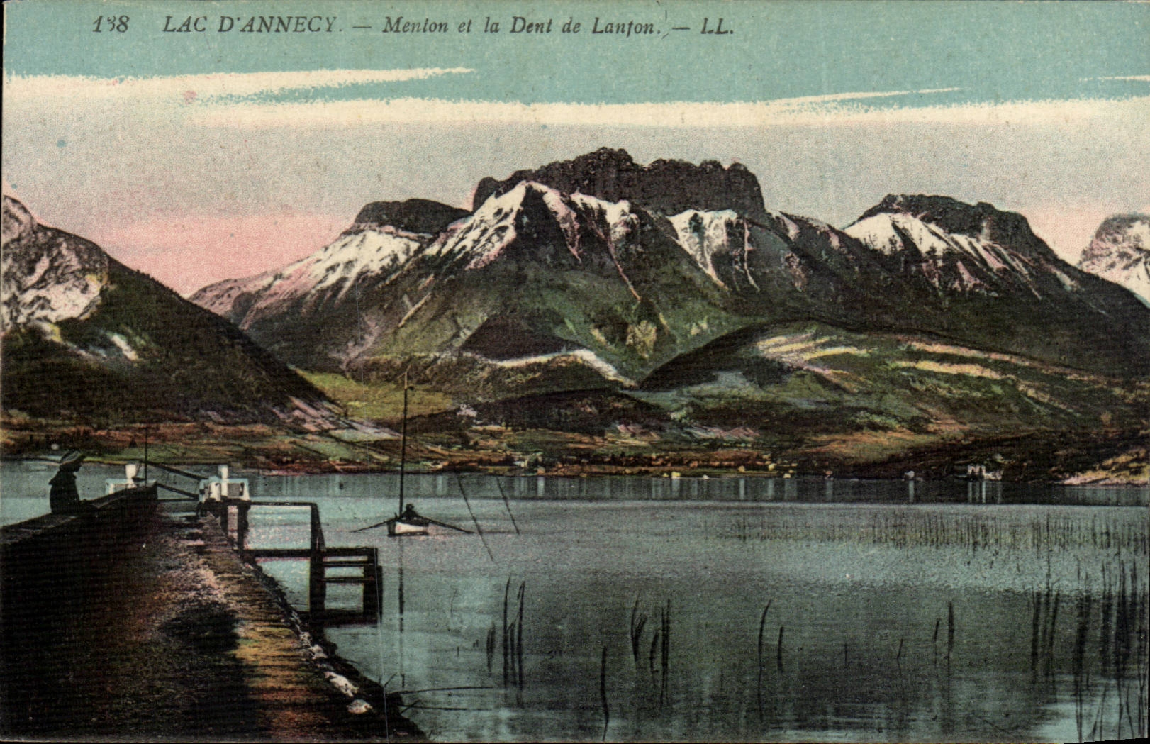 Annecy CPa Lake Menton and the tooth of Lanton