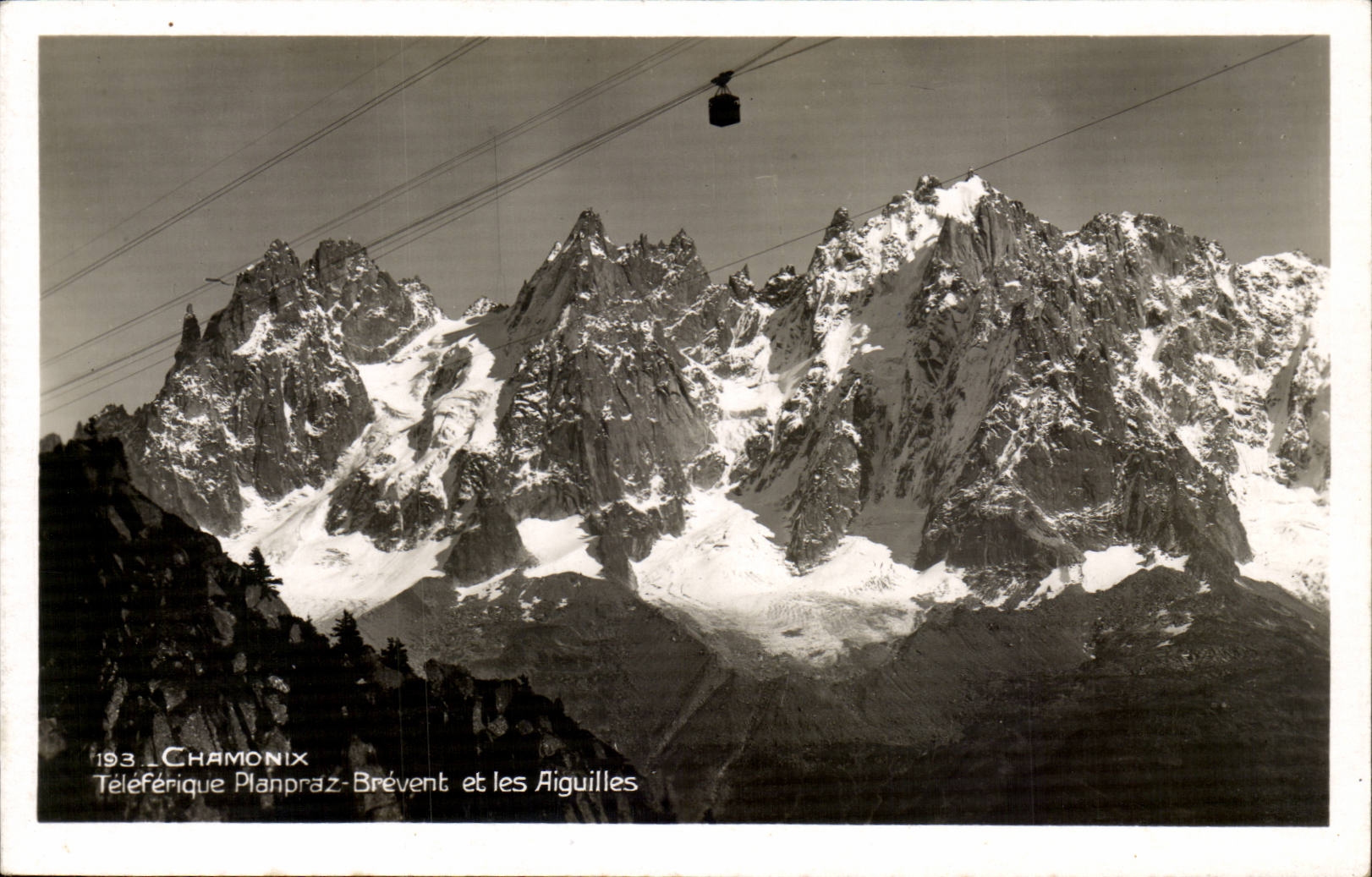 CPM Chamonix Teleferique Planpraz Brevent et les aiguilles
