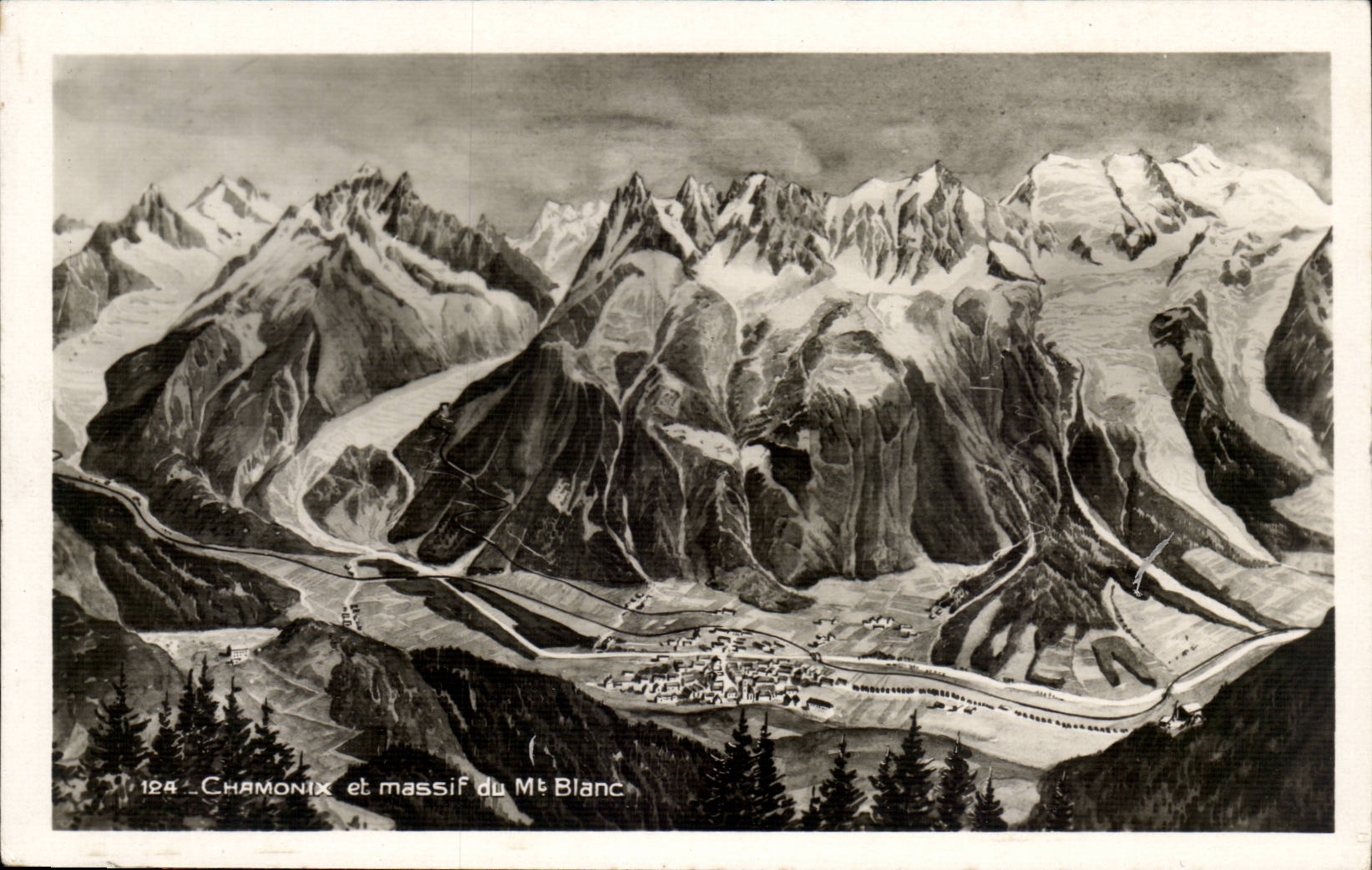 CPA Chamonix et massif du Mont Blanc