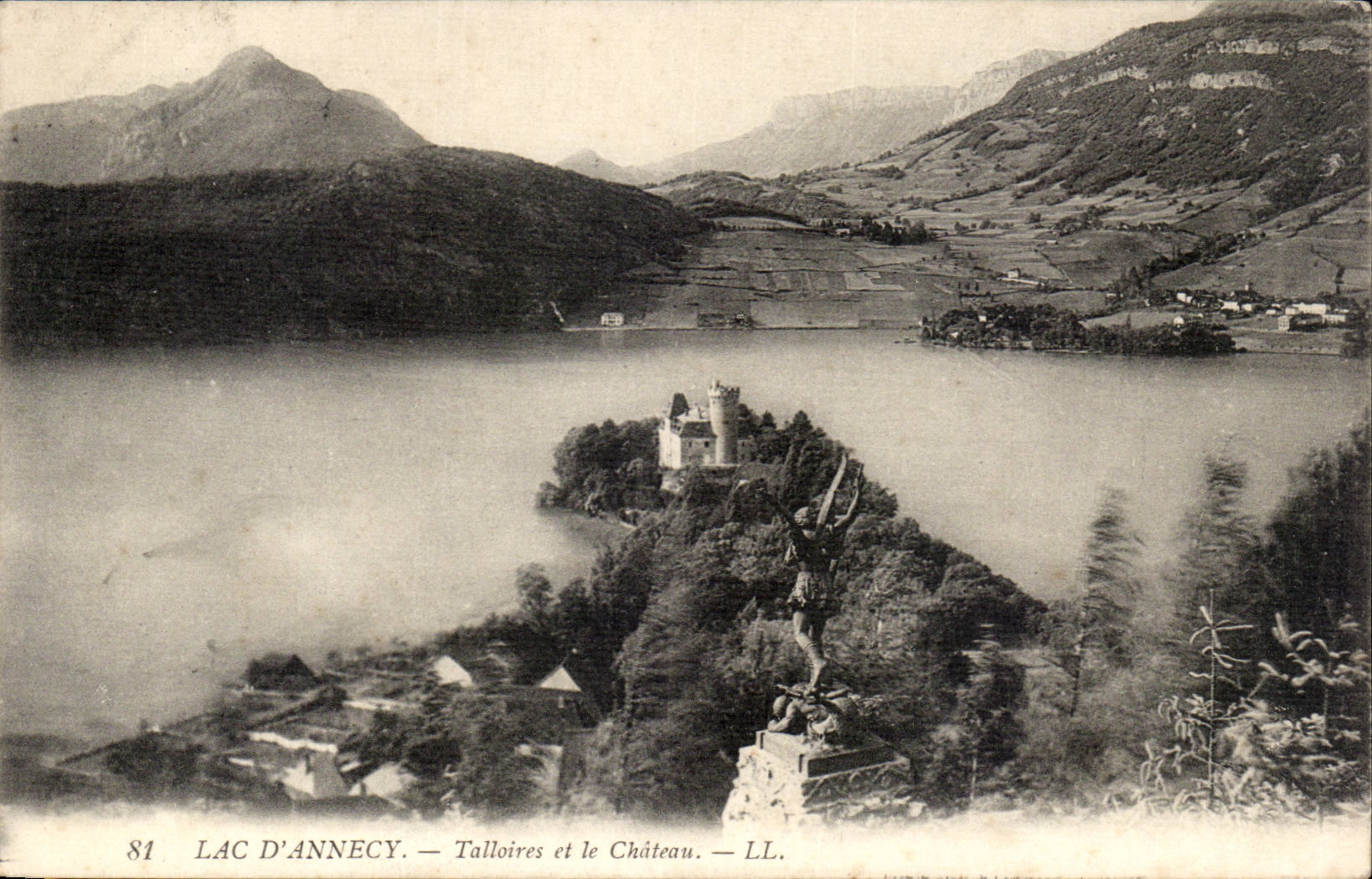 CPA Lake Annecy Talloires and the castle