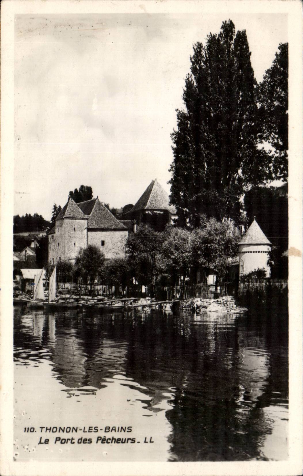CPA Thonon les Bains the port of the sinners