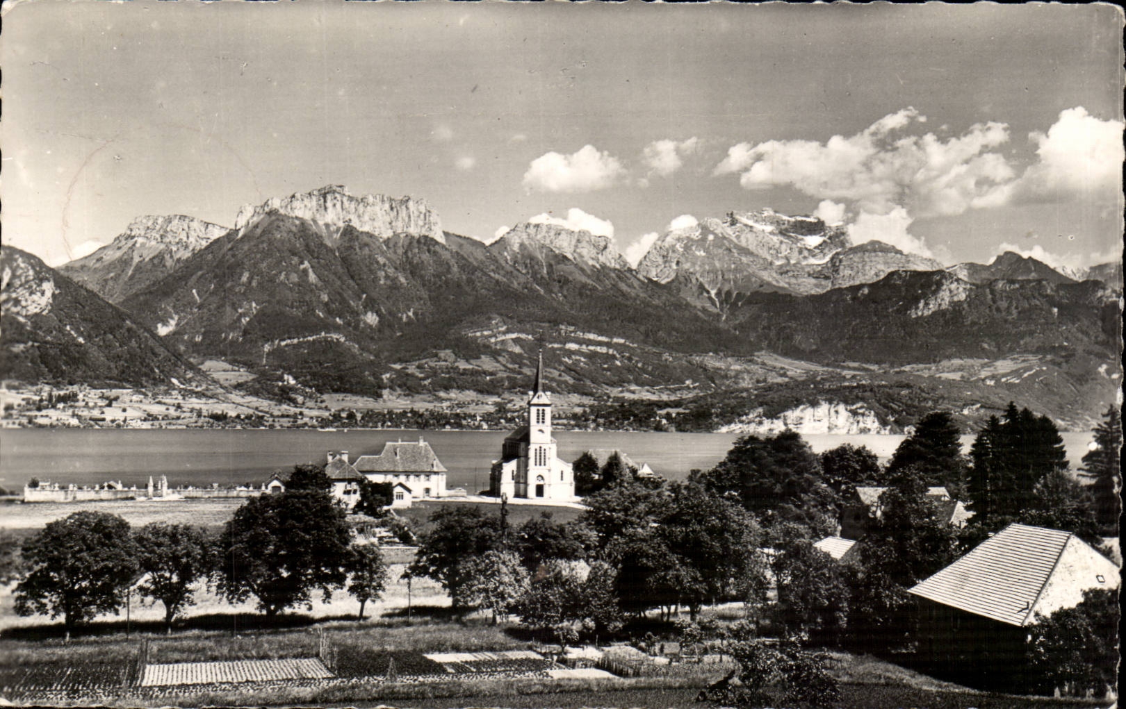 CPA Lake Annecy Sevrier Panorama on the teeth of Lanfon and the Spinner