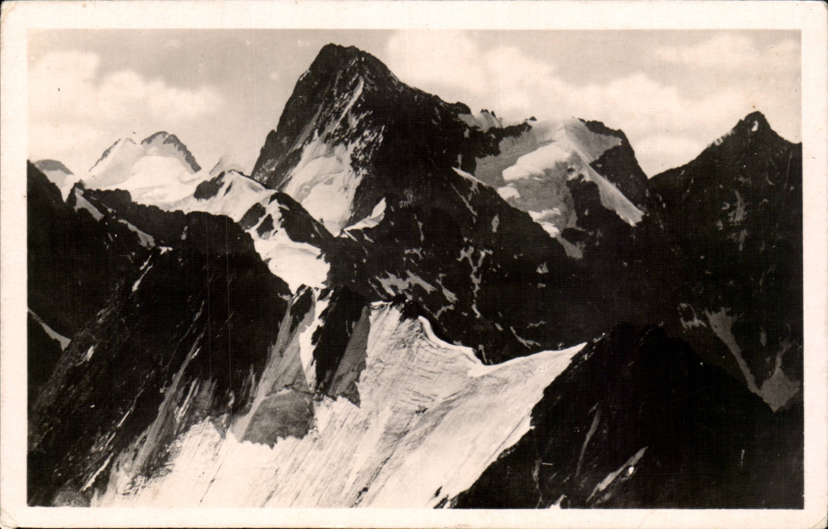 Mountain of Aupillous Seen from of the peak of the Stages MODERN CARD