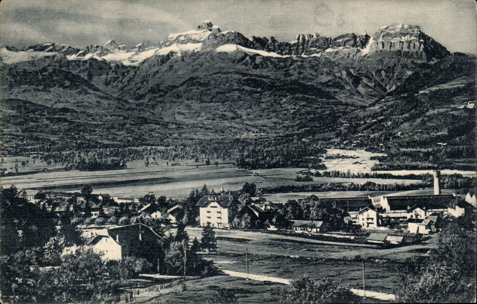 CPA FAyet the valley of Arve and the chain of Aravis
