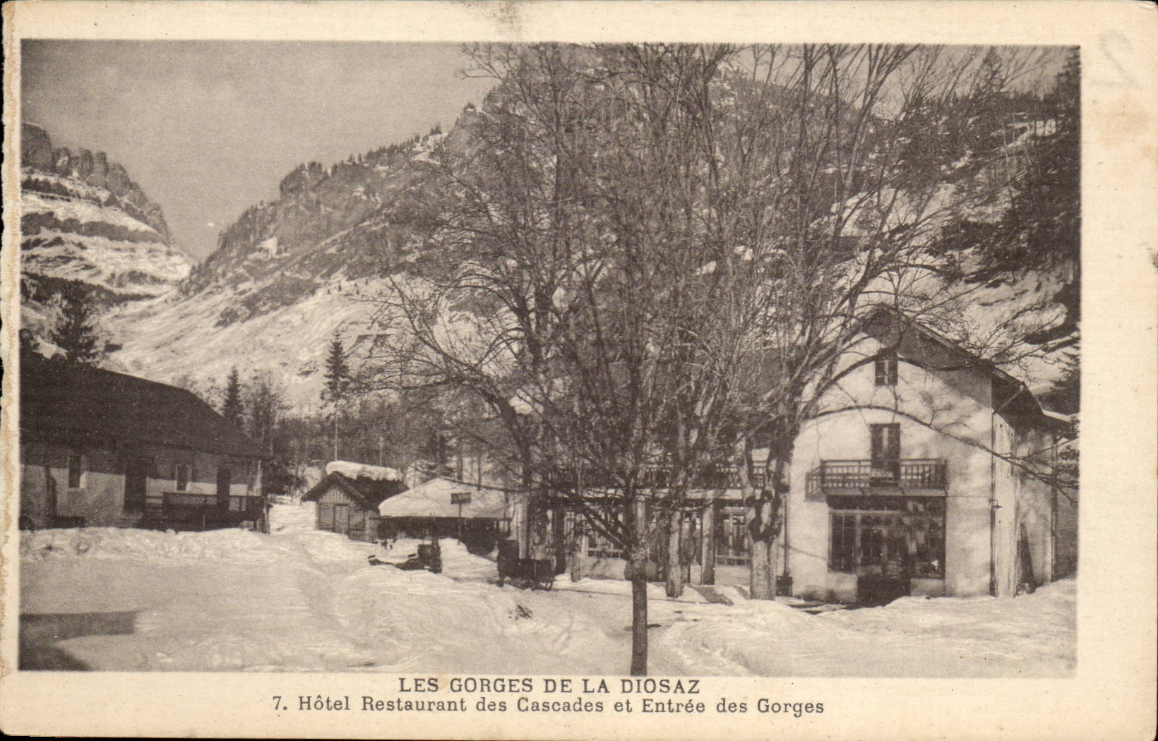 CPA throats of Diosaz Hotel Restoring of the cascades and Entering throats