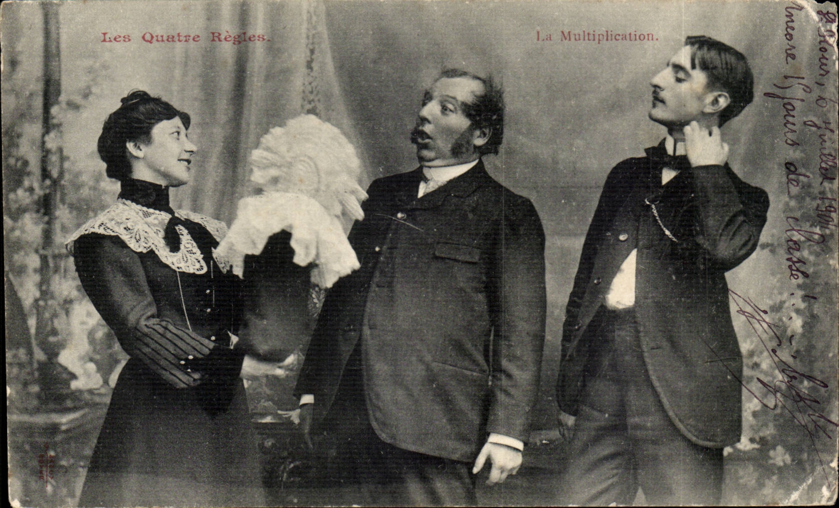 CPA Fantaisie Humour La multiplication