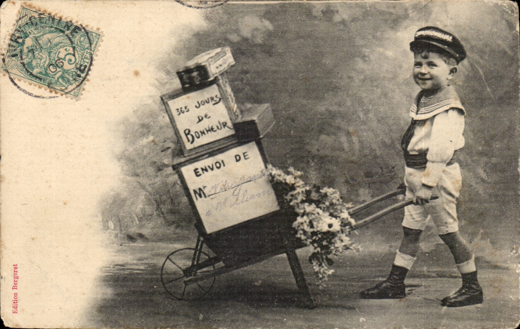 CPA Phantasie-Kind der Tage des Gluckes