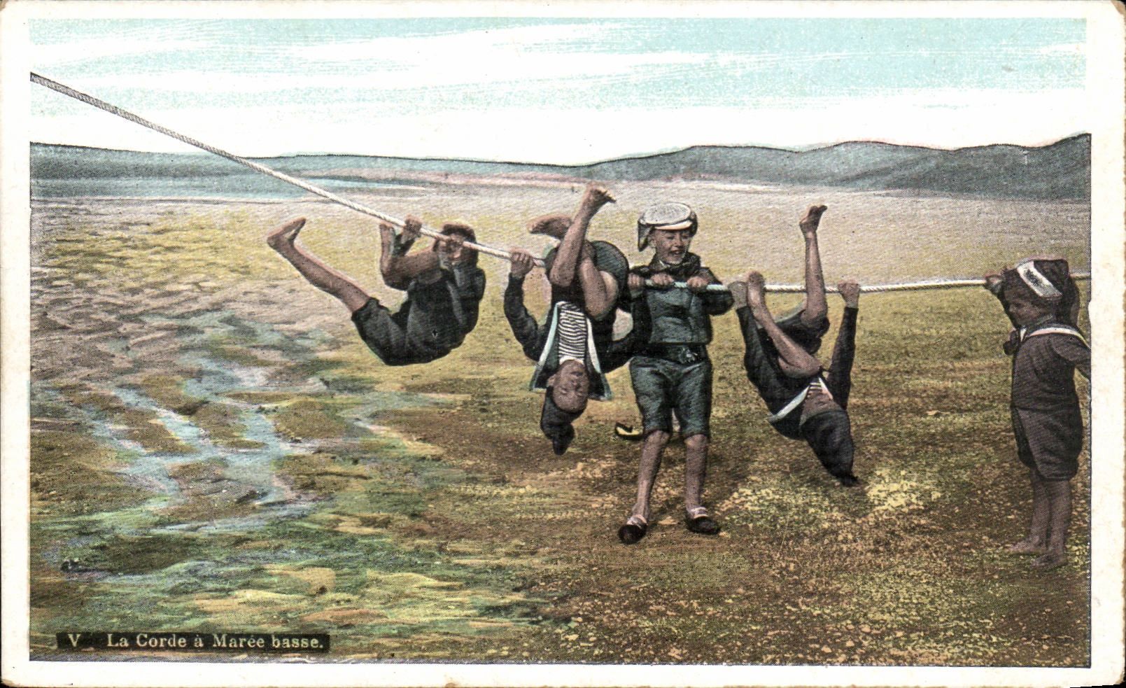 CPA die Schnur hat niedrige Gezeiten (Kinder)