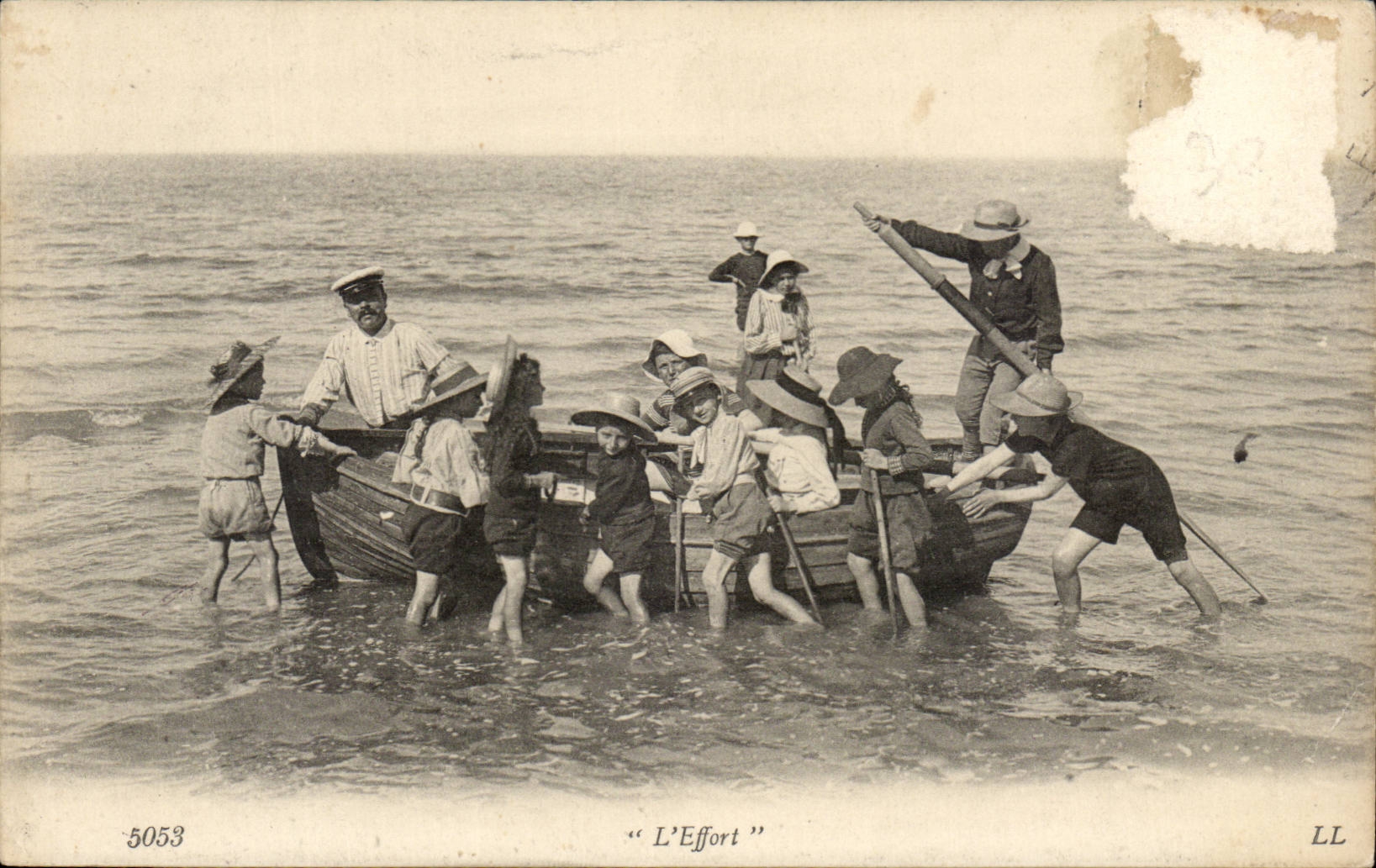 CPA the effort (boat costume folklore children)