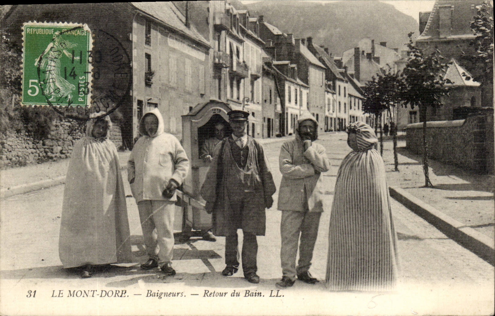 CPA the Mount Gilds Bathers Return of the bath