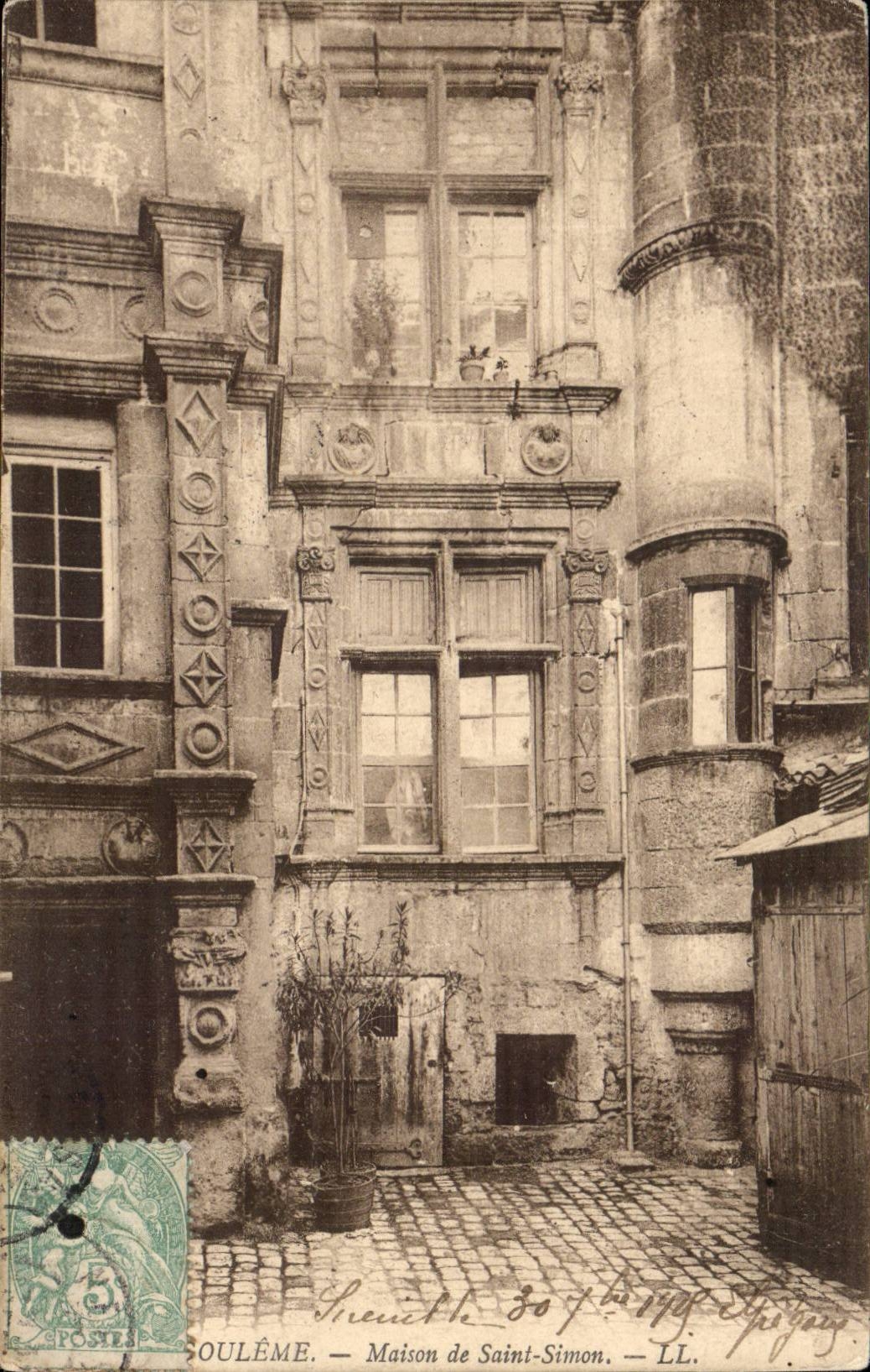 Angouleme CPA Maison de Saint Simon