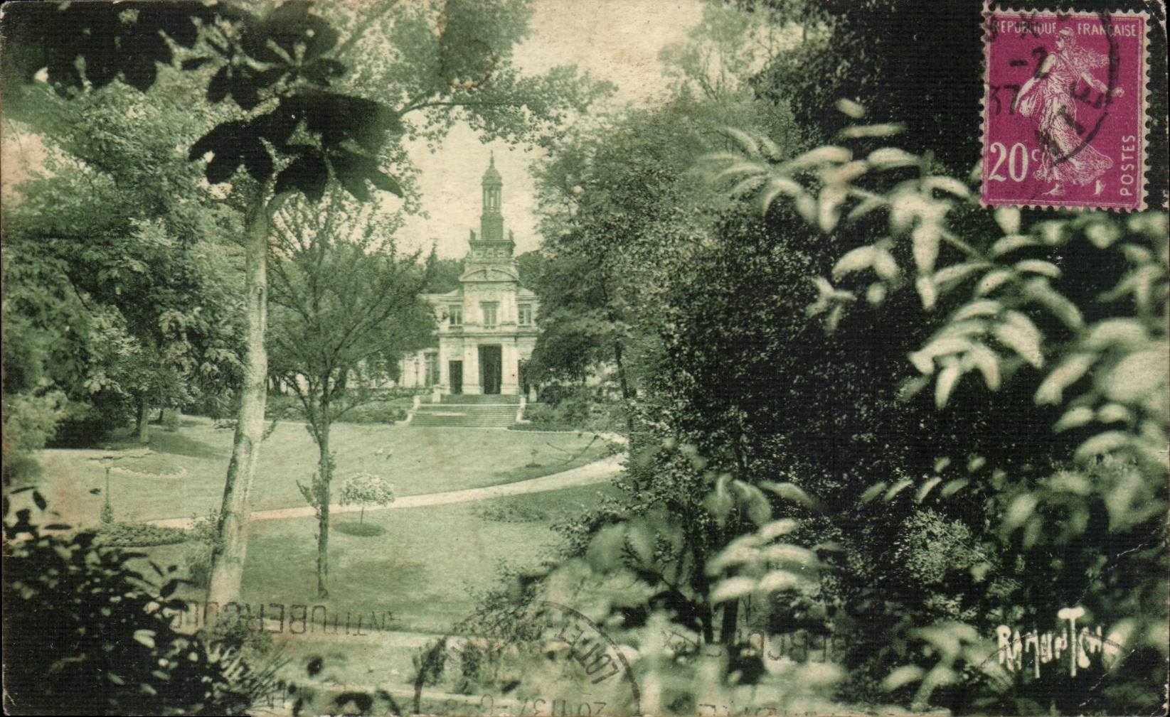 Cognac CPA Park of the town hall