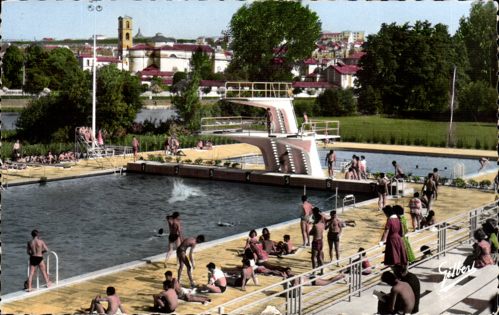 Angouleme CPA L'Houmeau la piscine municipale