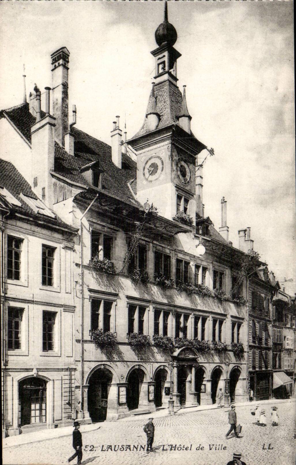 Switzerland - Schweiz - Lausanne - the Town hall - CPA