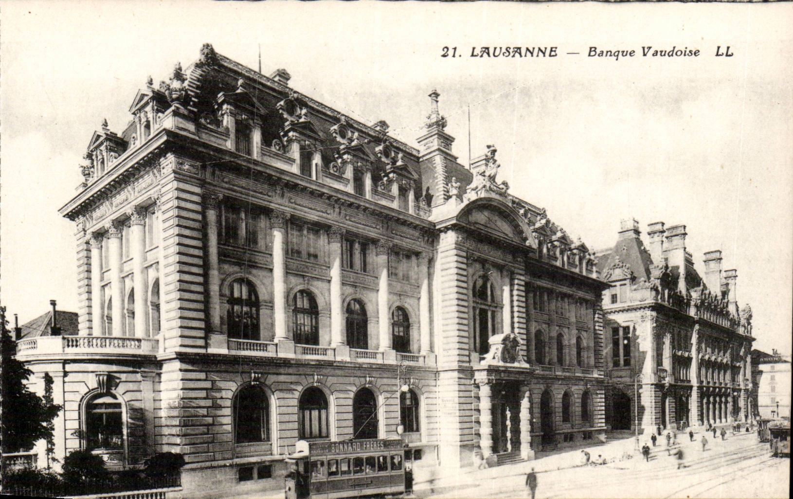 Switzerland - Schweiz - Lausanne - Bank Of Vaud - CPA