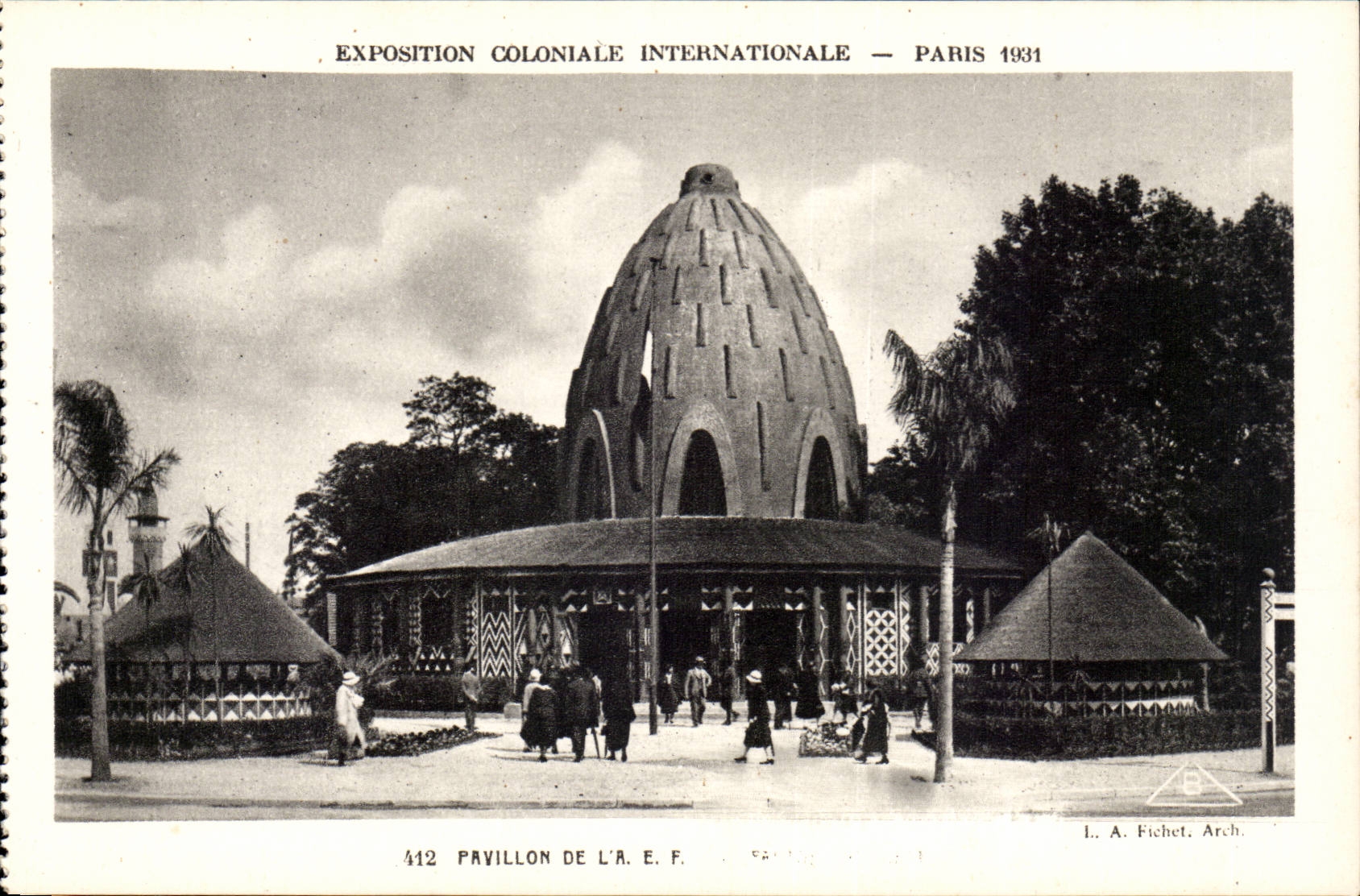 Paris - Exposition Coloniale Internationale 1931 - M Pavilon de l 'A E F - CPA