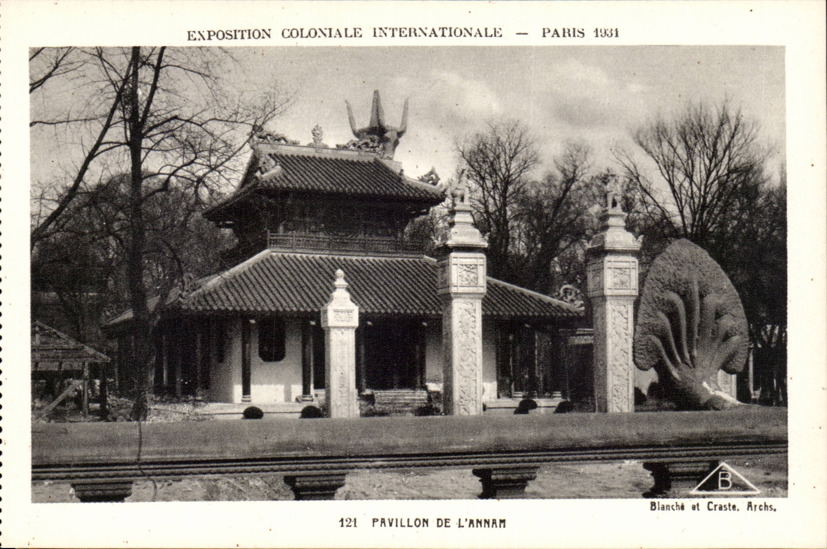 Paris - Exposition Coloniale Internationale 1931 - Pavillon de l'Annam - CPA