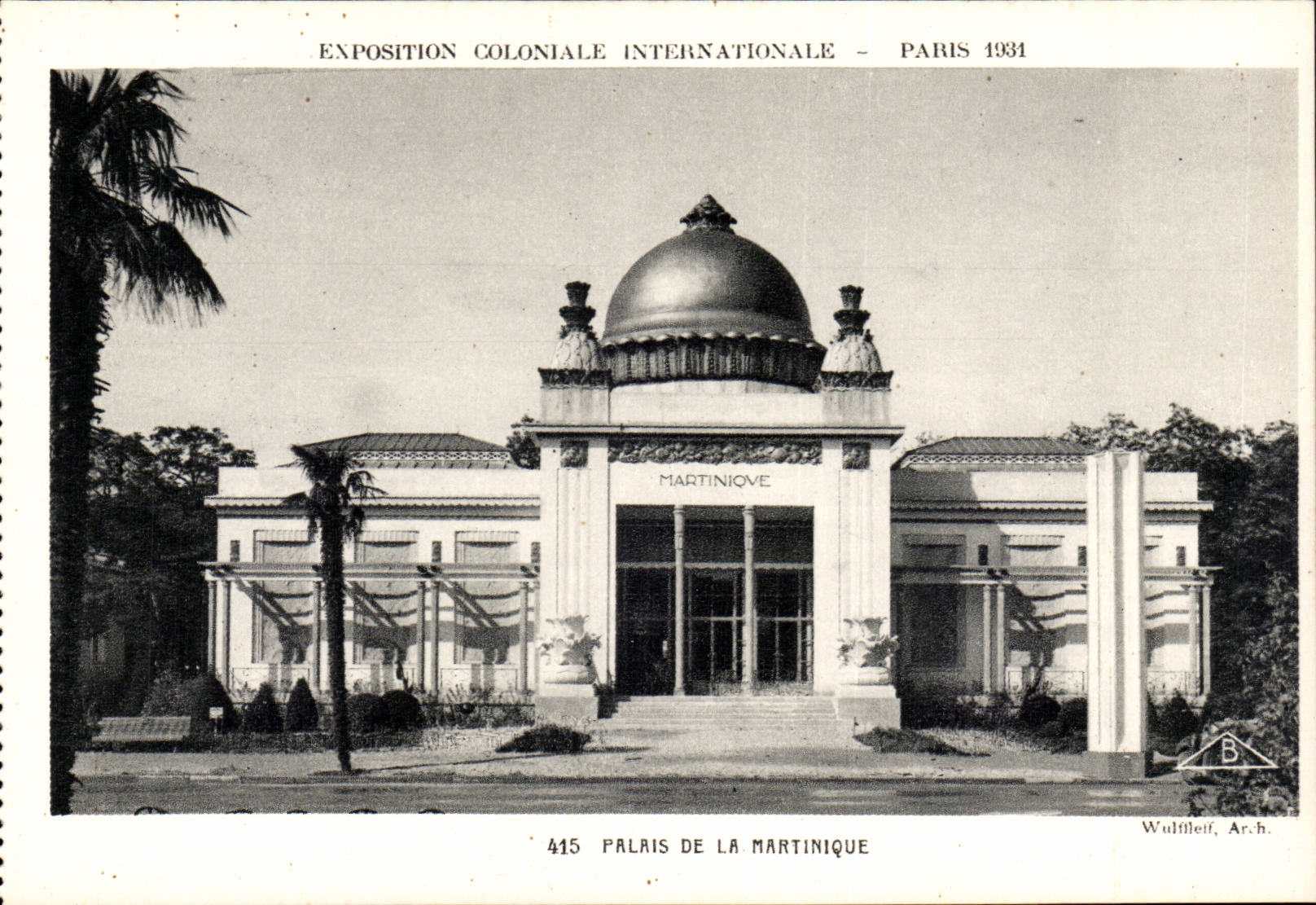 Paris - Exposition Coloniale Internationale 1931 - Palais de la Martinique - CPA 