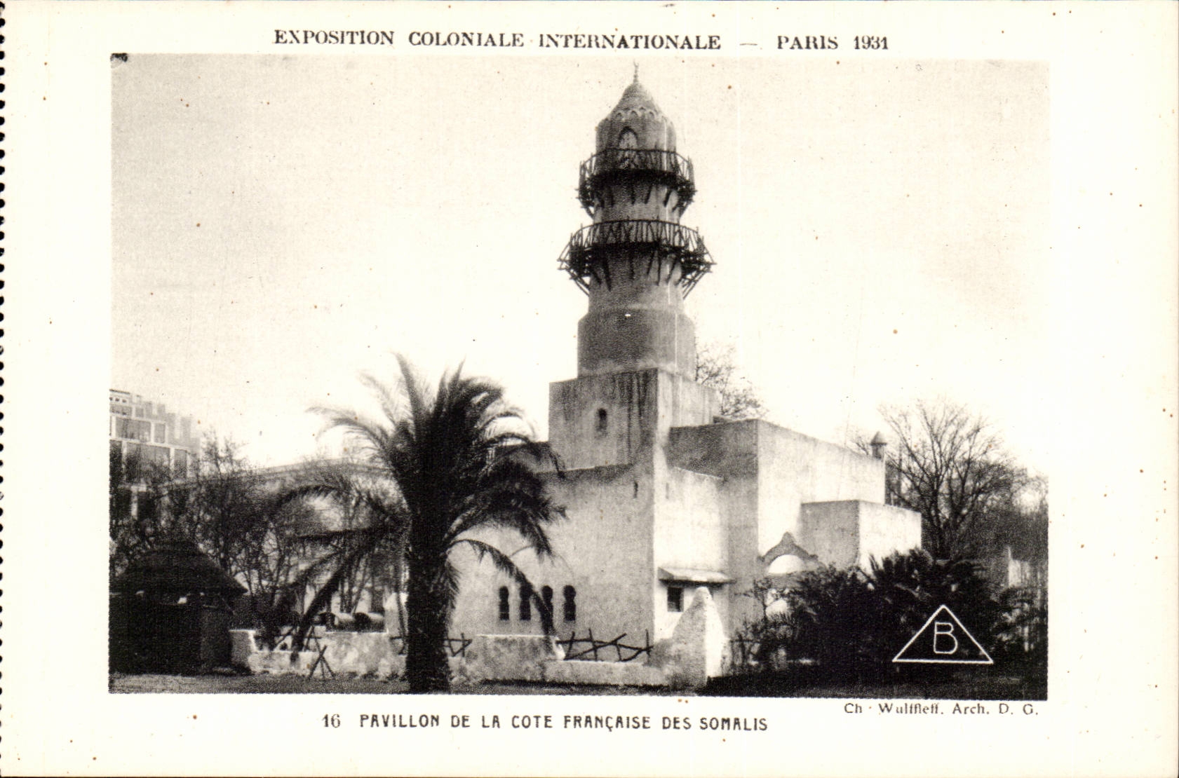 Paris - Exposition Coloniale Internationale 1931 - Cote Francaise Somalis - Somalia - CPA 